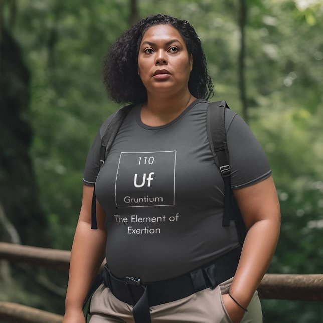 Plus Size Camiseta Uf O Elemento de Esforço (Criador carregado)