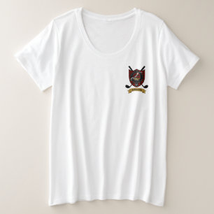 Plus Size Crachá Wallace Clan e Camiseta Tartan Golf
