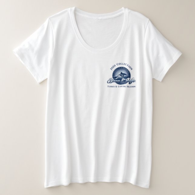 Plus Size Dean e JoJo, Camiseta de T-Shirt (Frente do Design)