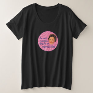 Plus Size Hora de tomar os remédios! Camiseta de tamanho adi