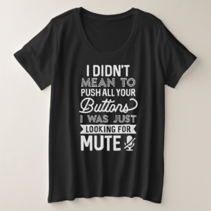 Plus Size Mantenha ou crie sua própria camiseta