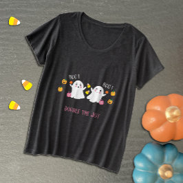 Plus Size Vidro do Halloween, Camiseta da Mãe a Ser | Fantas