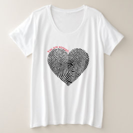 Plus Size Você É Suficiente Para Camiseta Cardíaca