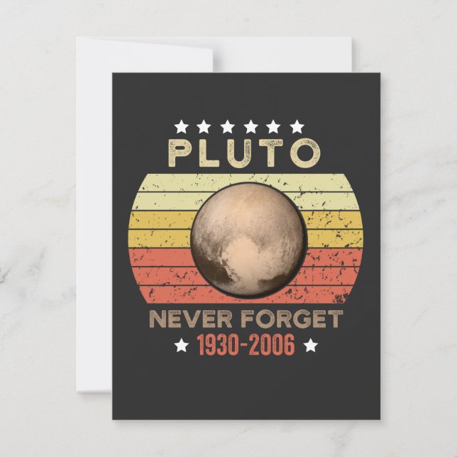 Plutão Nunca Esquece 1930-2006 (Frente)