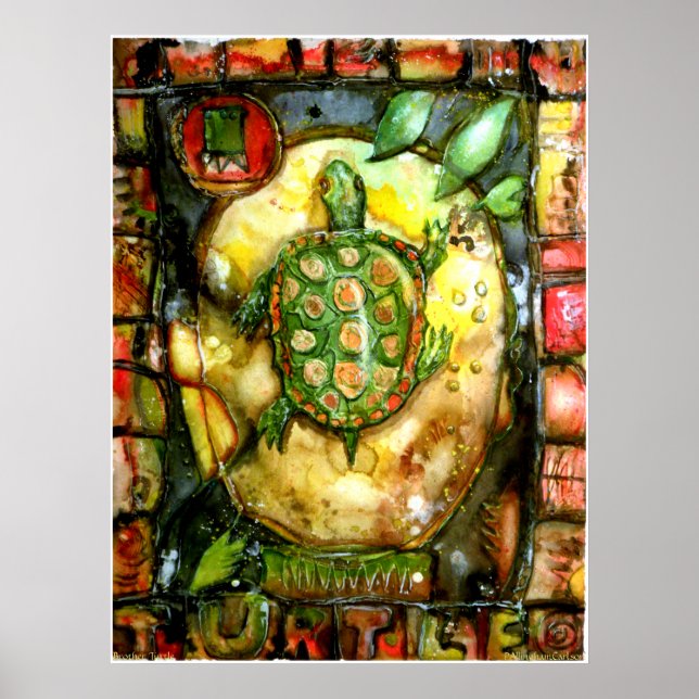 PMACarlson Brother Turtle Poster (Frente)