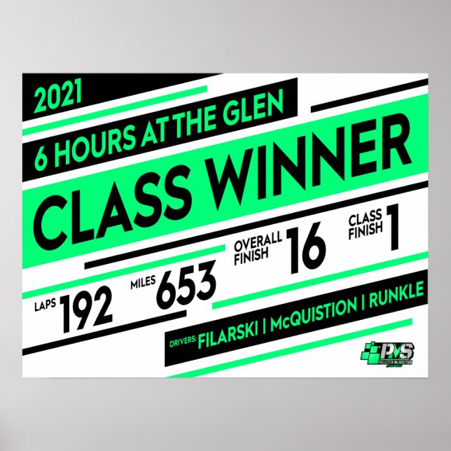 PMS - 6 horas no Poster Glen Winner (Frente)