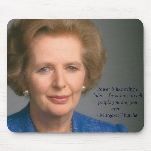Pnha e sendo uma mulher - Sra. Thatcher Mousepad (Frente)