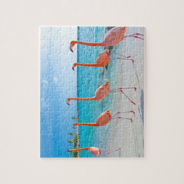 Pnk flamingos quebra-cabeça (Vertical)