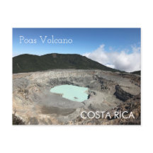 Poas Volcano, cartão postal Costa Rica
