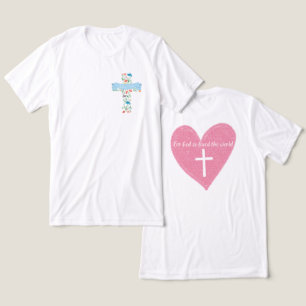 Pocket Floral Cross John 3:16 Unisex