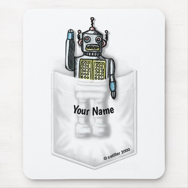Pocket Robot para mouse pad (Frente)
