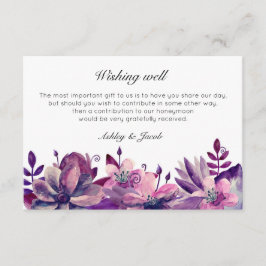 Poço de desejos floral. Inserções de casamento. Ro