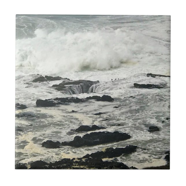 Poço de Thor, Cabo Perpetua, Costa do Oregon (Frente)