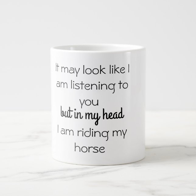 Pode parecer que estou escutando caneca (Frente)