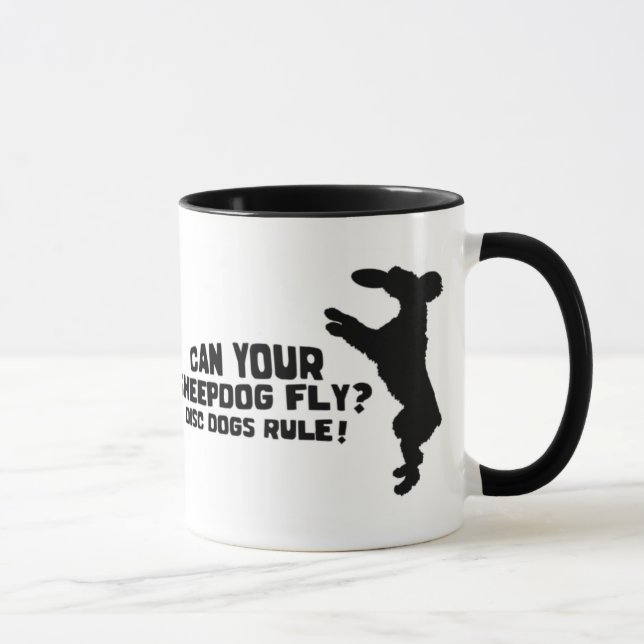 Pode sua caneca da mosca do Sheepdog (Direita)