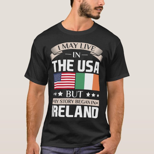 Pode viver na história dos EUA começou na camisa (Frente)