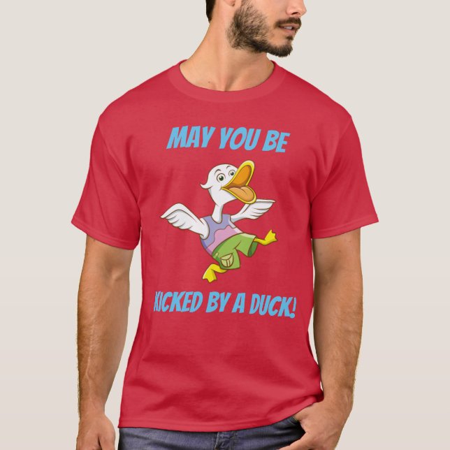 Pode você ser retrocedido pelo pato! Camisa (Frente)