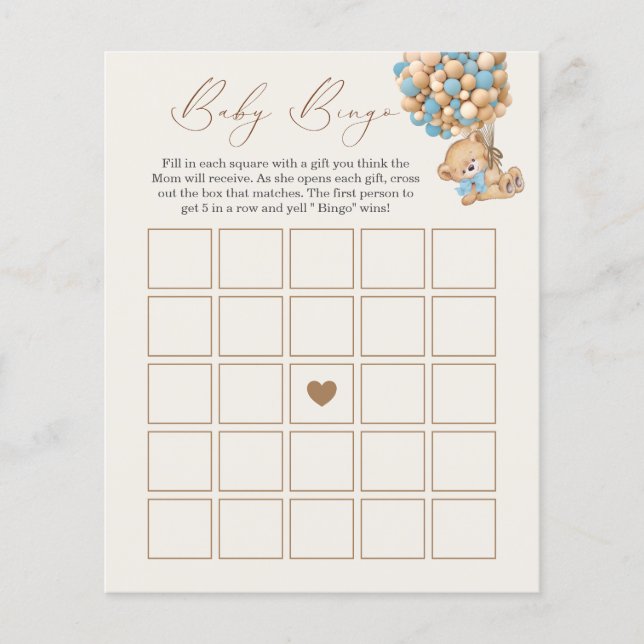 Podemos Andar No Jogo Do Bingo Do Chá de fraldas D (Frente)