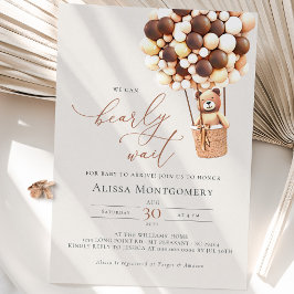 Podemos Esperar! Convite para chás de fraldas