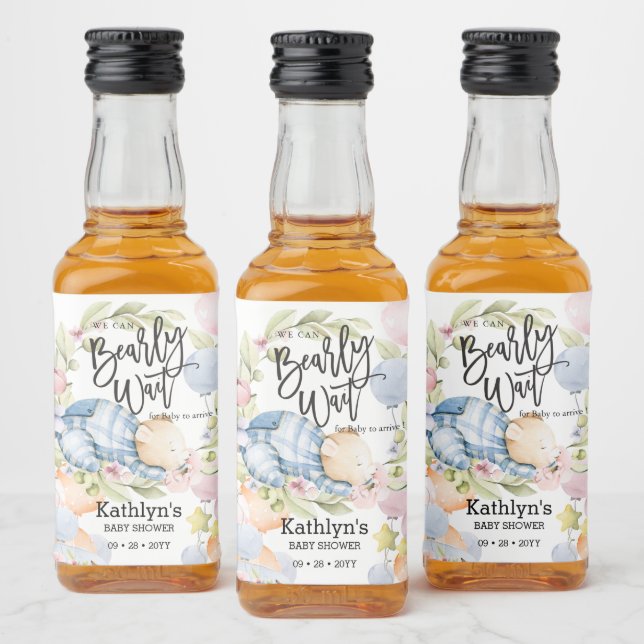 Podemos Esperar, Garoto, Chá de fraldas De Urso. (Garrafas)