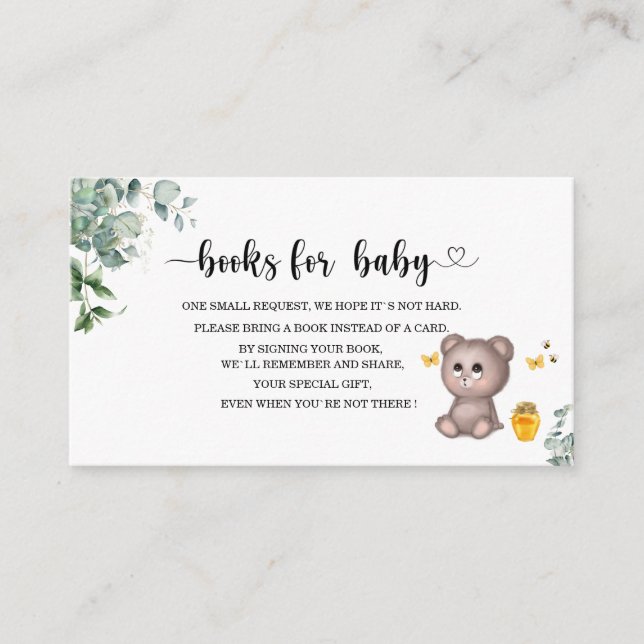 Podemos esperar livros para o cartão de bebê (Frente)