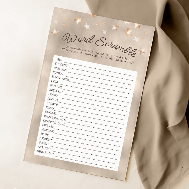 Podemos Esperar O Jogo Neutro Do Word Scramble (Criador carregado)