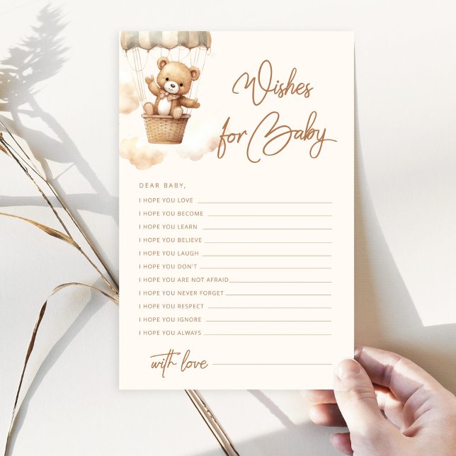 Podemos esperar os desejos do ursinho de pelúcia. (Criador carregado)