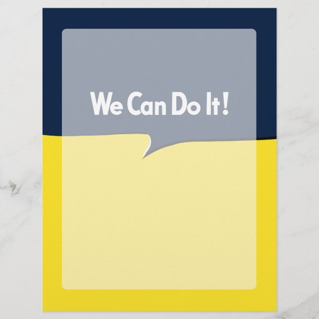 Podemos fazê-lo, Rosie Manchete (Frente)