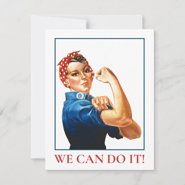 Podemos Fazê-Lo Rosie Riveter Women Power WWII Car (Frente)