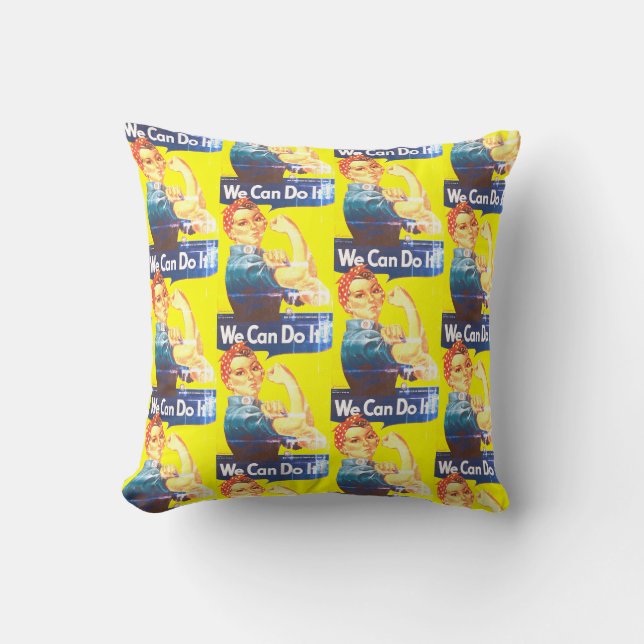 Podemos Fazer Almofada de Tecido com Estampa Desbo (Frente)