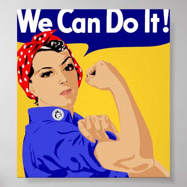Podemos Fazer Isso! Rosie The Riveter WII Poster (Frente)
