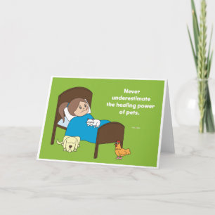 Poder cura dos animais de estimação - cartões