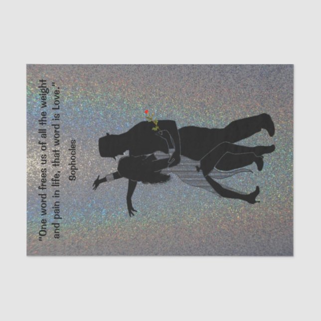 Poder do Papel Tecido do Amor (Frente )