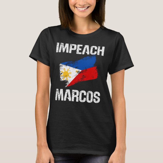 Poder do Povo Camisa de Impeachment de Marcos Prot (Frente)