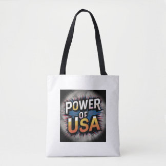 Poder do USA Tote Bag - Patriótico Americano