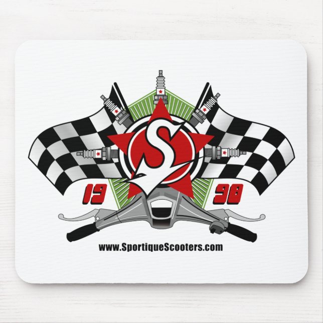 Poder Mousepad do patinete de Sportique (Frente)