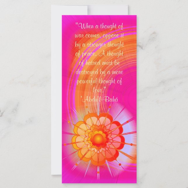 Poderosa citação de Ruhi Pensada (Frente)