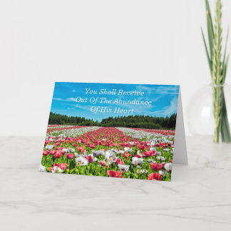 Poderoso Cartão de Oração para Bênçãos Abundantes