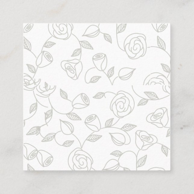 Poderoso, Cartão de visita de 3,5" x 2,5" (Verso)