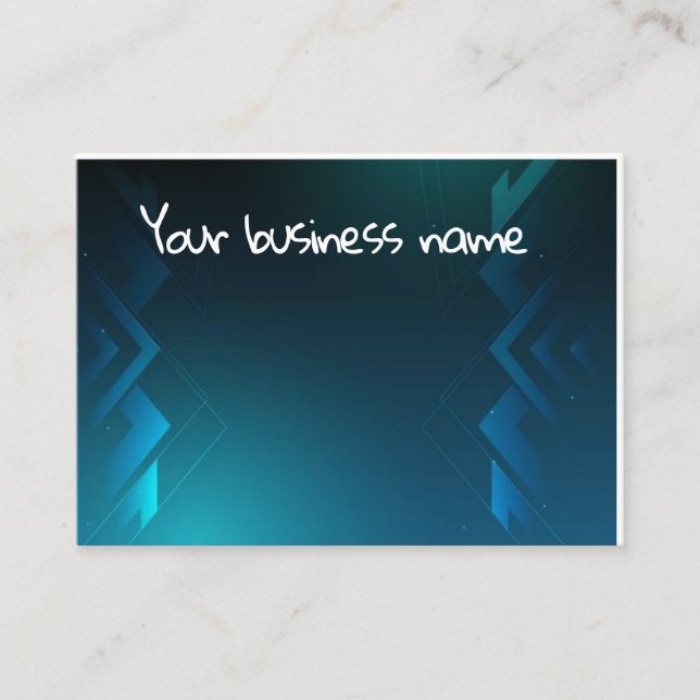 Poderoso, Cartão de visita de 3,5" x 2,5" (Frente)