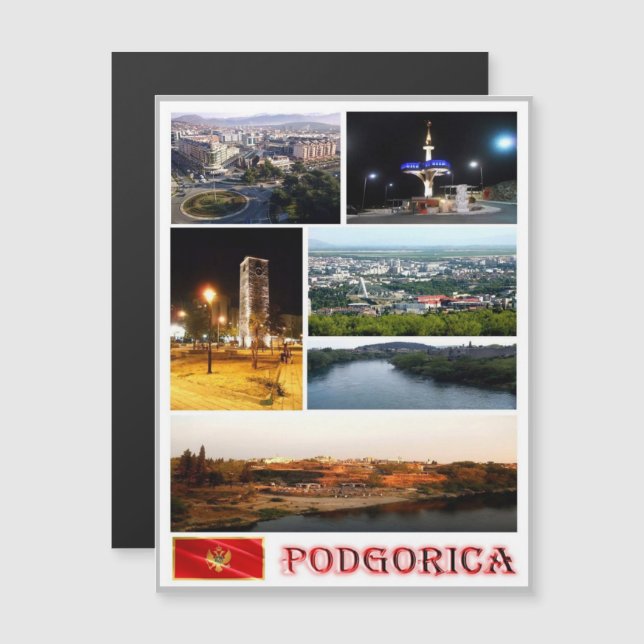 Podgorica - Montenegro - Mosaico - (Frente/Verso)