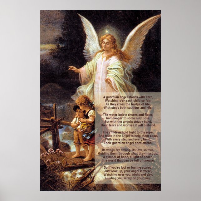 Poema de Anjo Guardião, Crianças, Poster de Ponte (Frente)