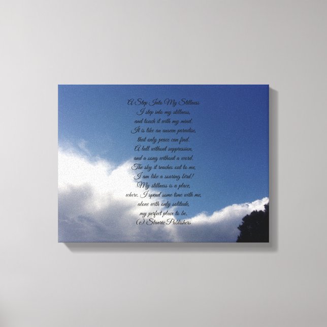 POEMA DE CANVAS DE PAREDE E DESIGN DE FOTOGRAFIA (Frente)