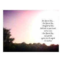 POEMA DE POSTER DE UM DIA ESPECIAL DO CASAMENTO