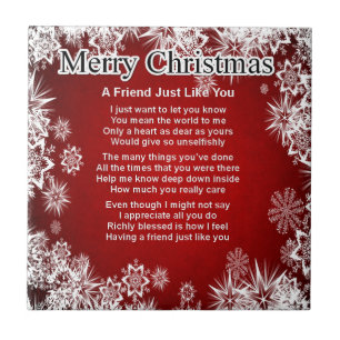 Poema do amigo - design do Natal