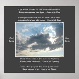 Poema *Espíritos da Terra* Poster