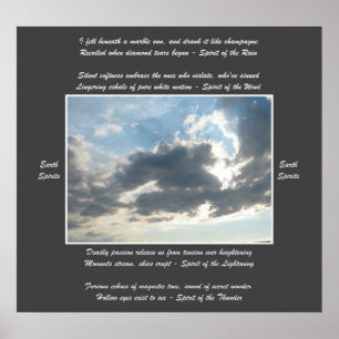 Poema *Espíritos da Terra* Poster