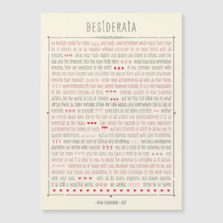 Poema inspirado dos Desiderata
