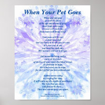 Poema: Mulher Pet Perde Simpatia PB Poster Matte