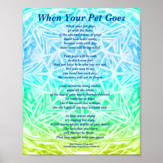 Poema: Mulher Pet Perde Simpatia YGB Poster Matte